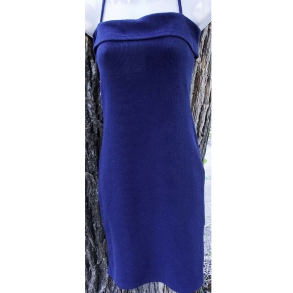 MINKPINK - Navy Blue, Body Hugging Dress - Picture 2 of 4